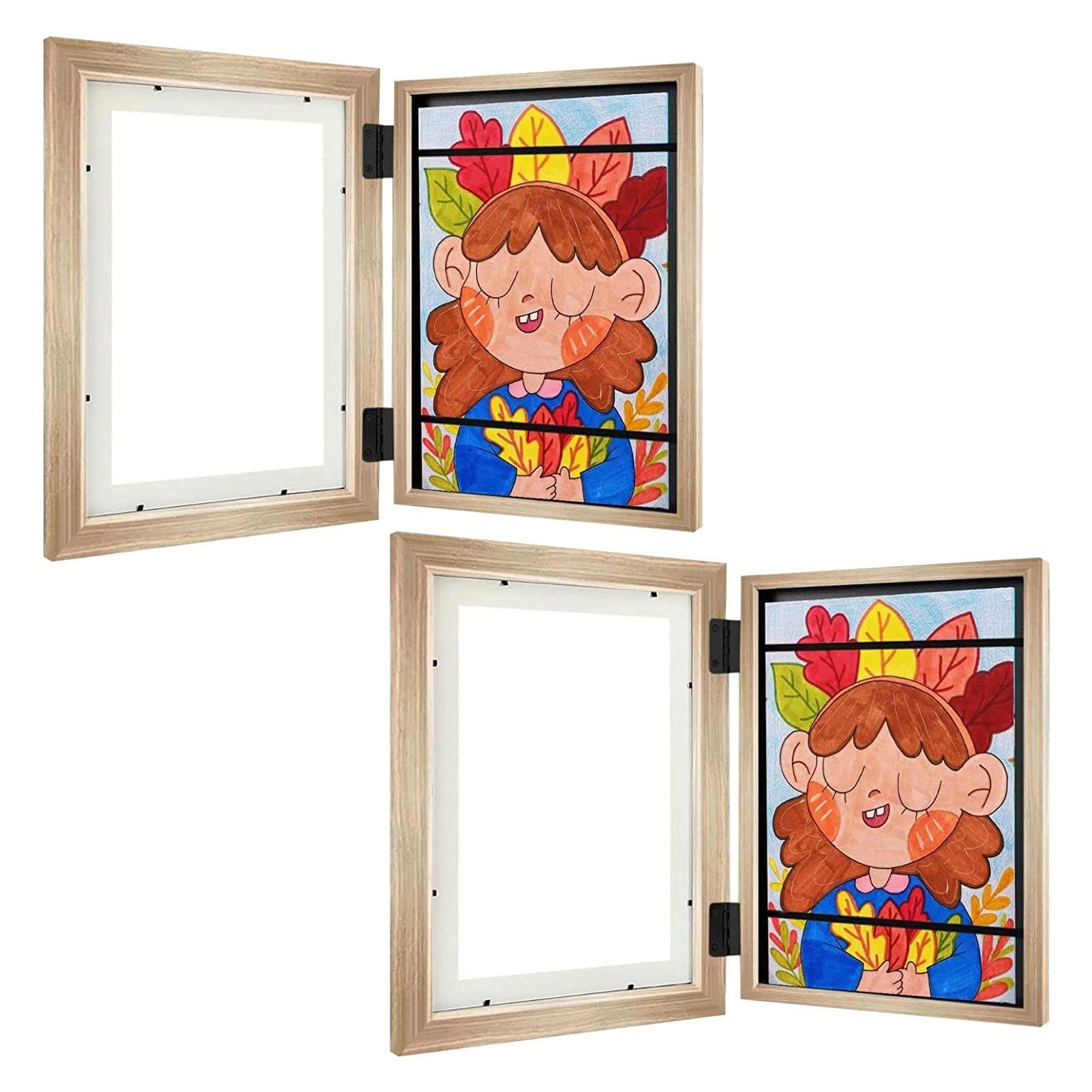 Amazon.co.jp: キッズアートワークピクチャーフレーム。 子供用蝶番